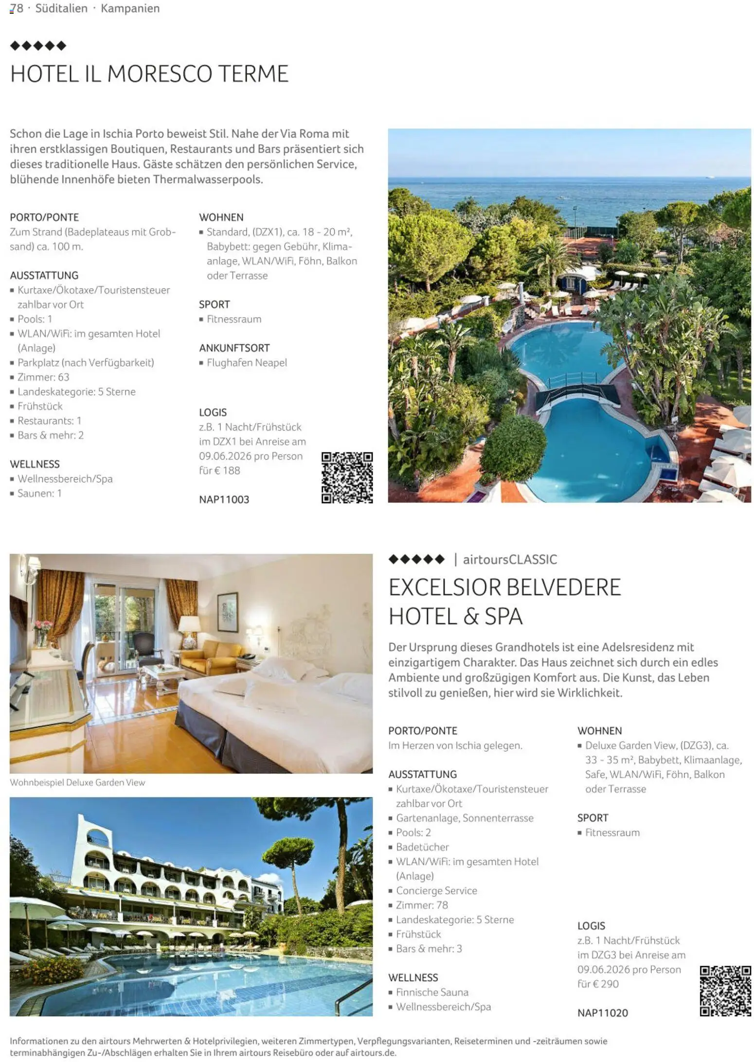 TUI airtours Katalog  Europareisen 2025/26 – gültig ab 01.11.2025 | Seite: 78 | Produkte: Babybett