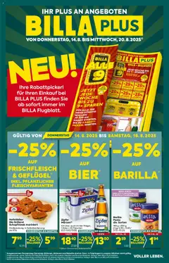 Vorschau von dem Prospekt - Billa Plus Flugblatt - Oberösterreich gültig ab 14.08.2025