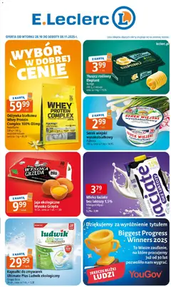 Pogląd oferty "E.Leclerc Gazetka - Zamość" - ważna od 28.10.2025