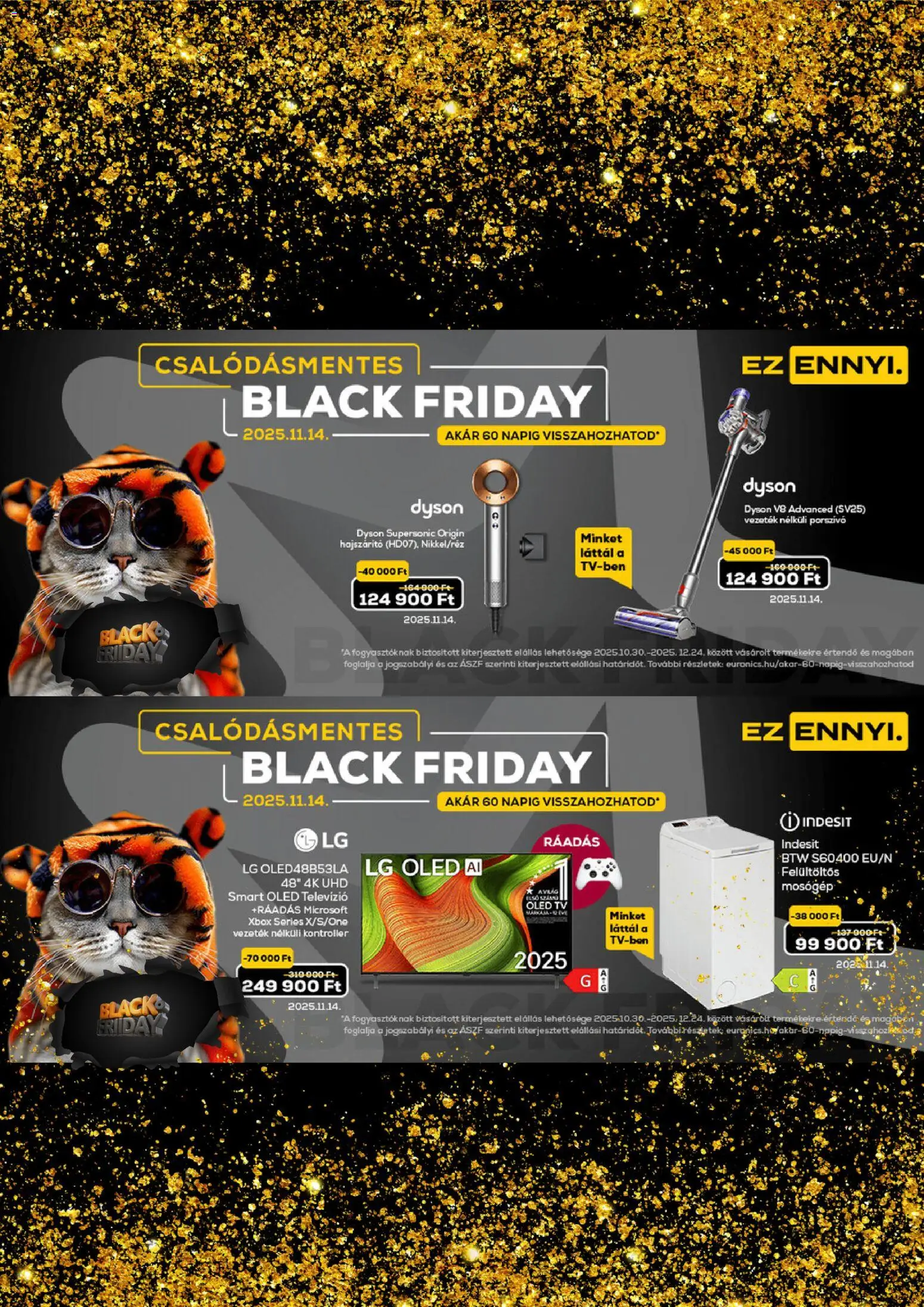 Euronics akciós ujság - amely érvényes a következő dátumtól: 14.11.2025 | Oldal: 3 | Termékek: Xbox, Porszívó, Hajszárító, TV