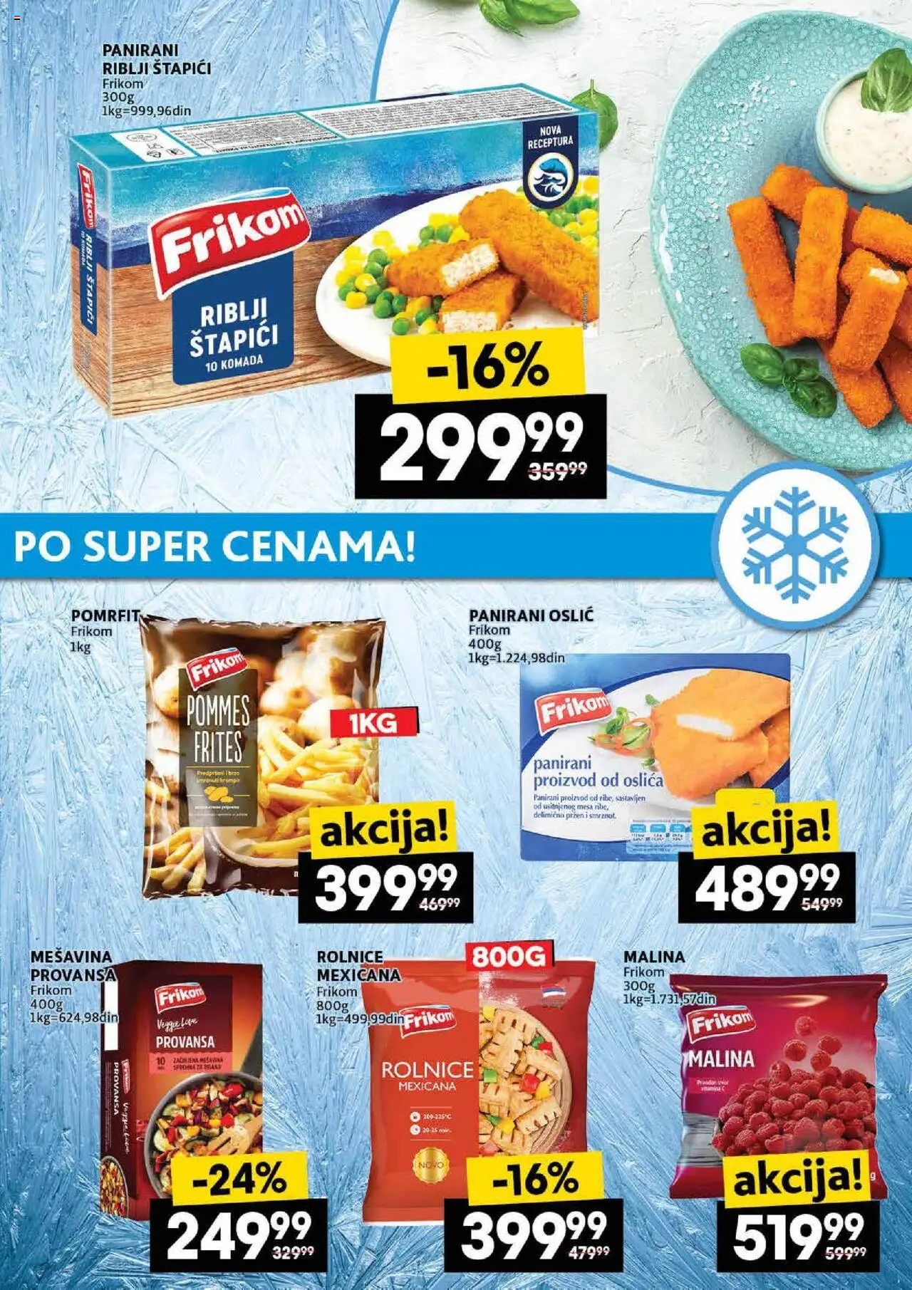 Idea katalog - važi od 14.08.2025 | Strana: 27 | Proizvode: Riblji štapići, Oslić, Malina