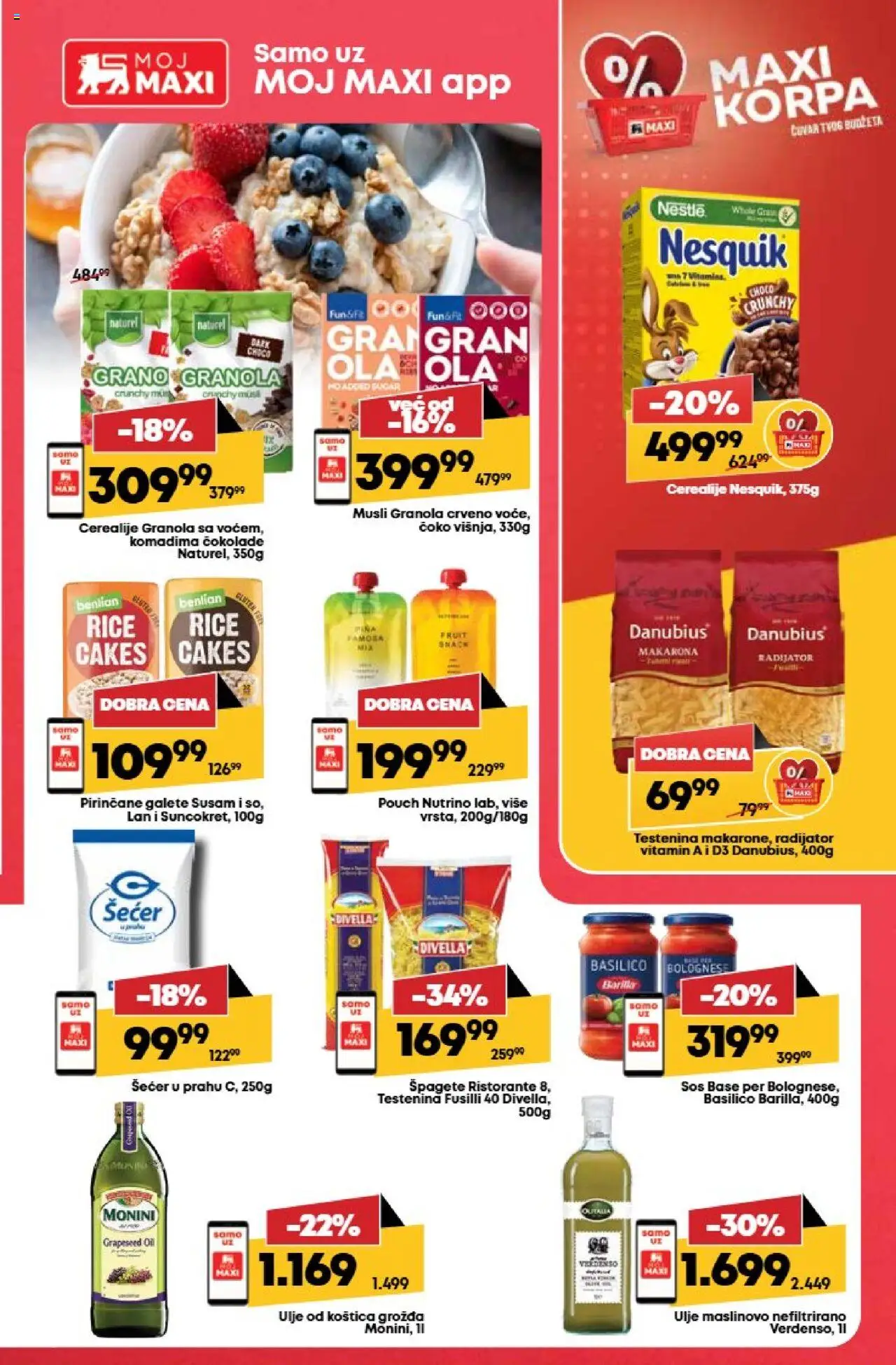 Tempo katalog - važi od 07.08.2025 | Strana: 19 | Proizvode: Testenina, Musli, Galete, Sos