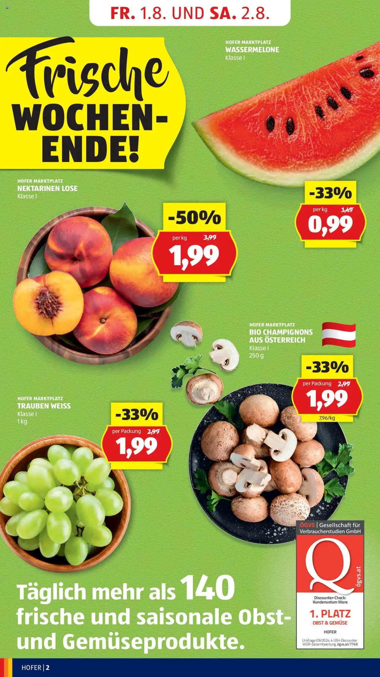 Hofer AT akciós ujság - amely érvényes a következő dátumtól: 01.08.2025 | Oldal: 4