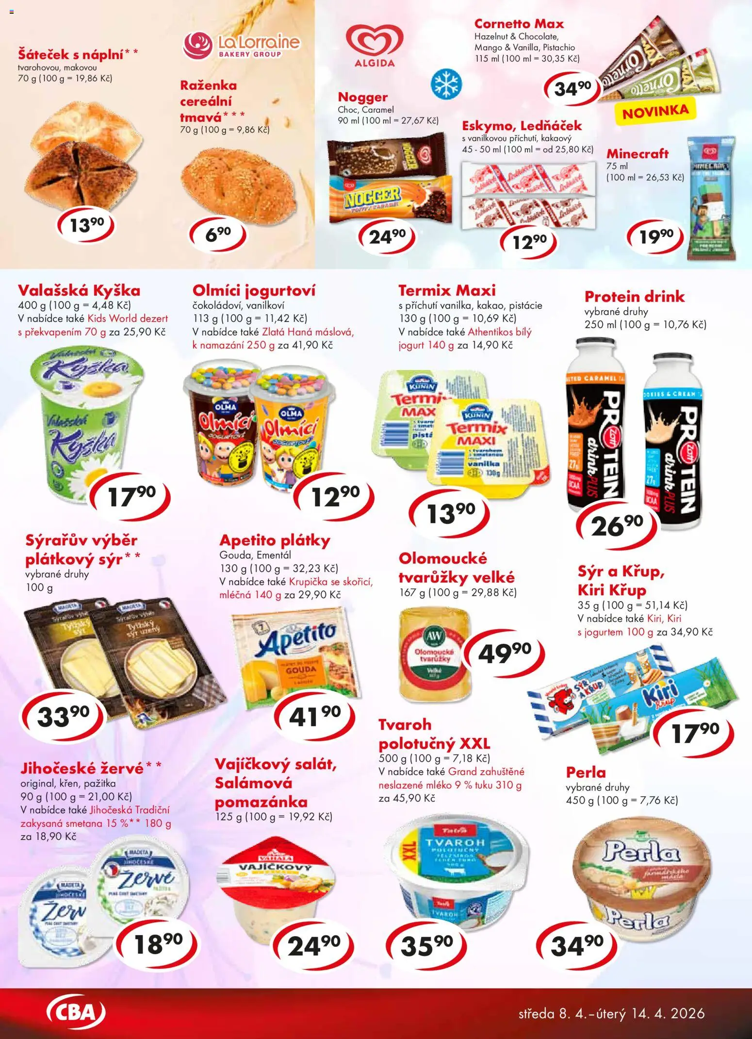 CBA leták - Premium od 08.04.2026 | Strana: 2 | Produkty: Mango, Sýr, Pistácie, Zakysaná smetana