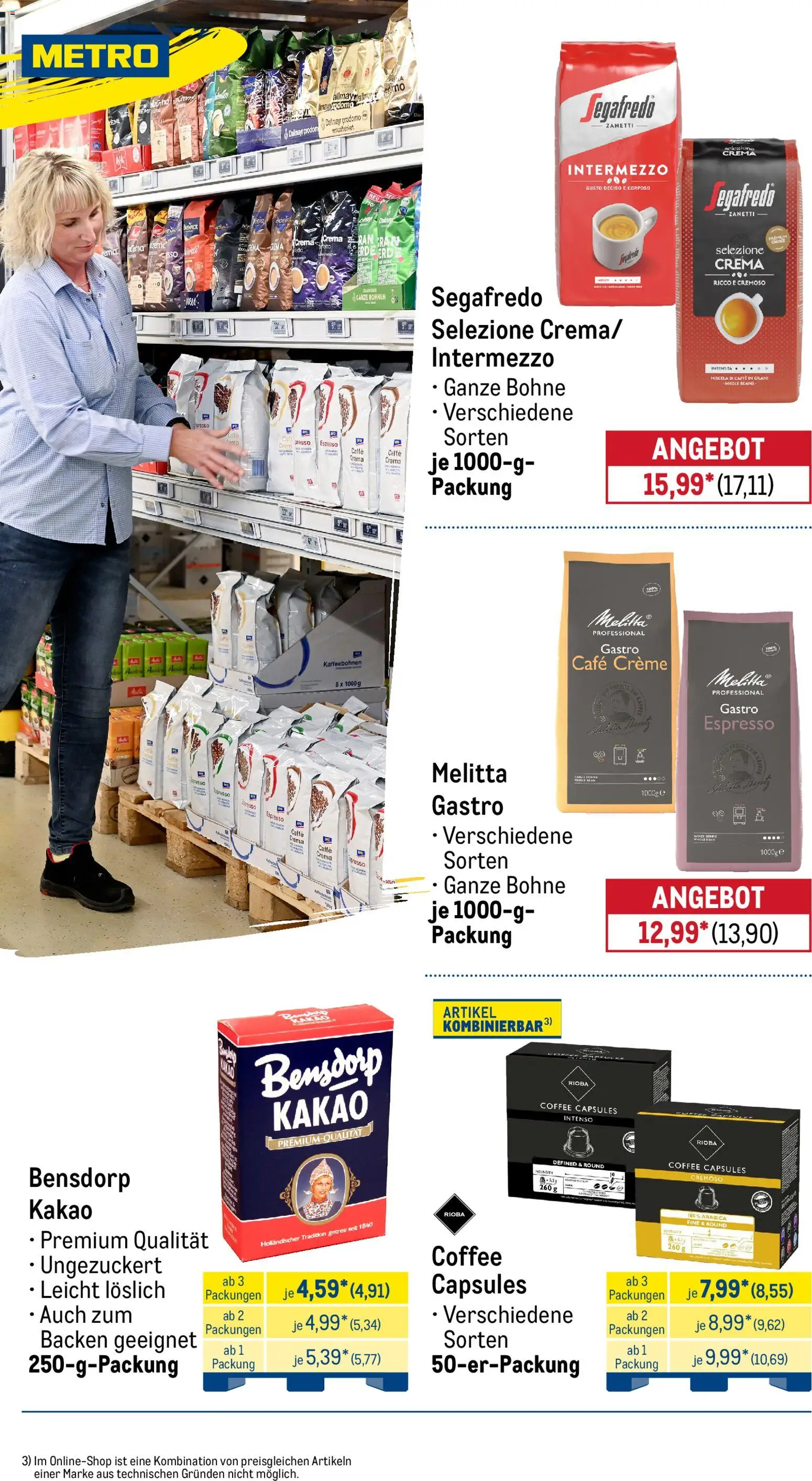 Metro Monats-Menü – gültig ab 01.04.2026 | Seite: 24 | Produkte: Melitta, Creme, Dallmayr, Dallmayr prodomo