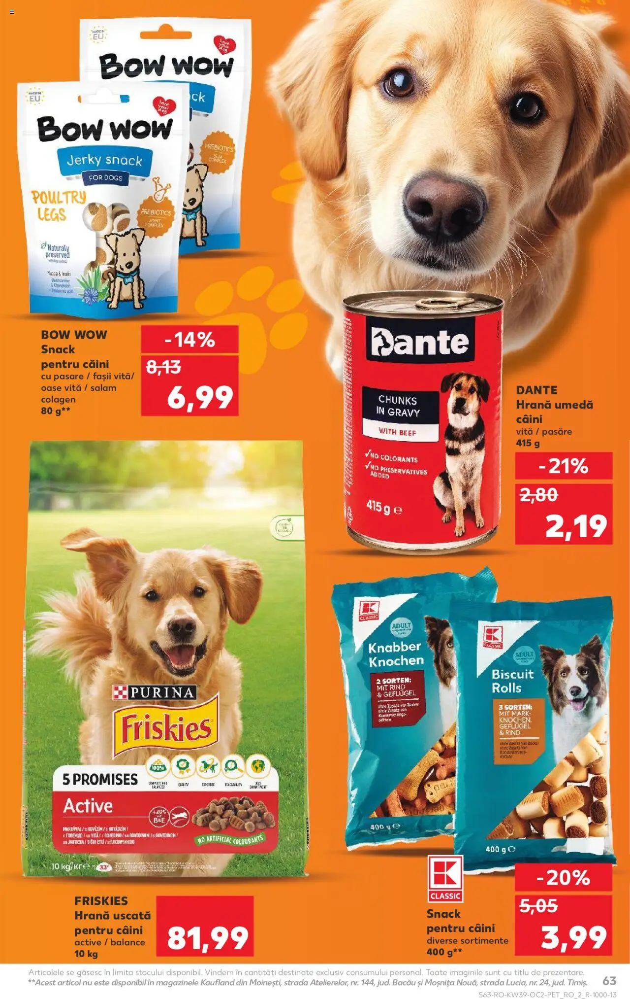 Kaufland RO akciós ujság - amely érvényes a következő dátumtól: 24.09.2025 | Oldal: 63