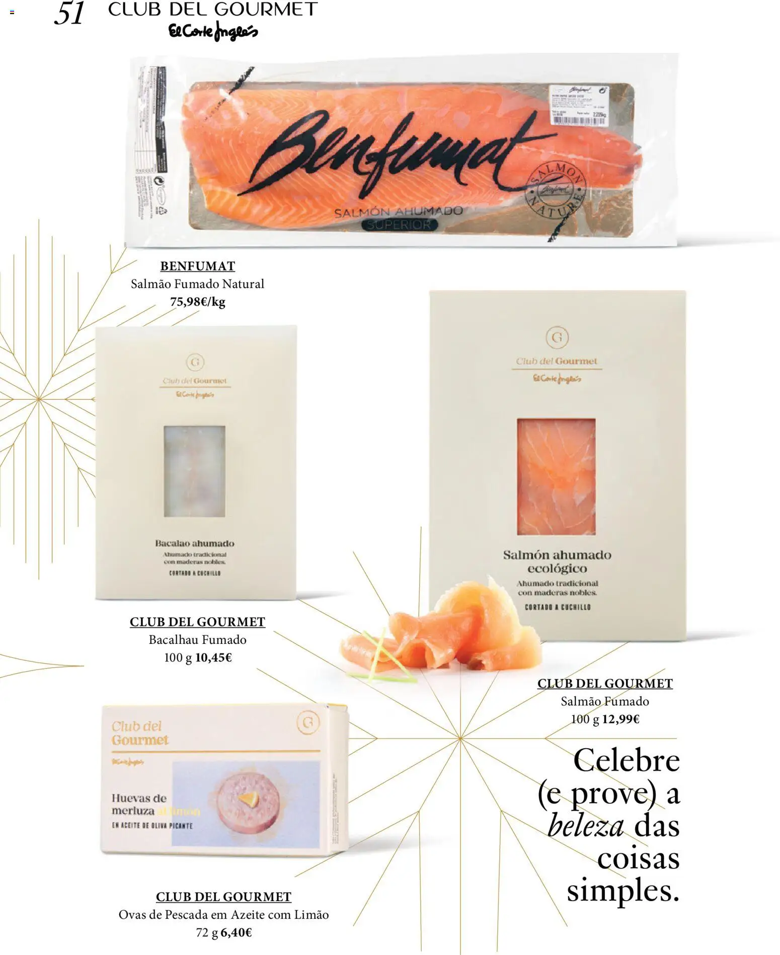 El Corte Ingles folheto │ válido de 26.11.2025 | Página: 51 | Produtos: Azeite, Bacalhau, Pescada, Salmão