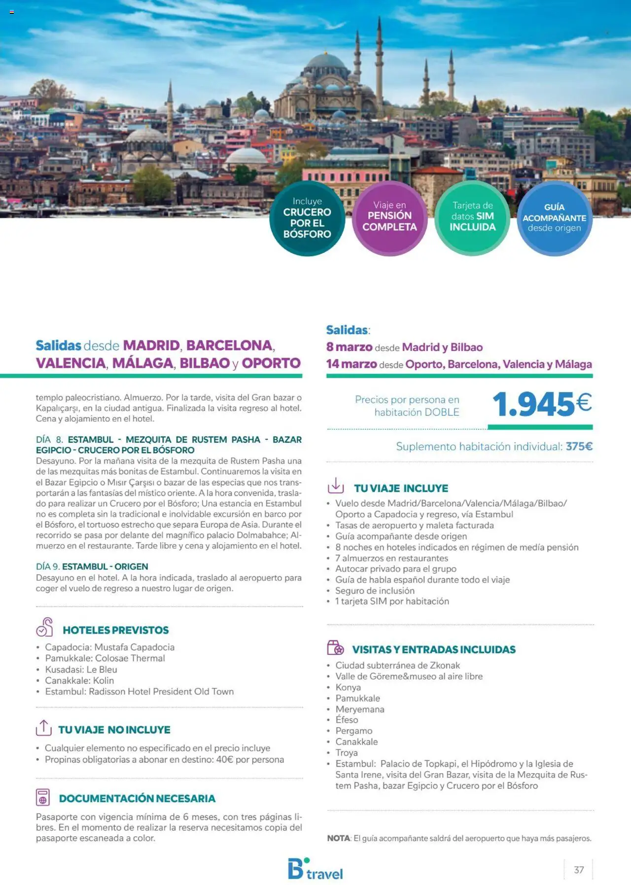 B the travel brand Viajeros Expertos 2025 │ válido desde el 30.09.2024 | Página: 37 | Productos: Maleta