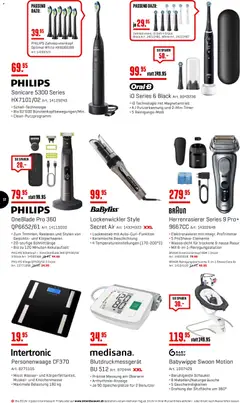 Interdiscount aktionen ab 06.04.2026 gültig | Seite: 12 | Produkte: Lockenstab, Personenwaage, Wasser, Philips