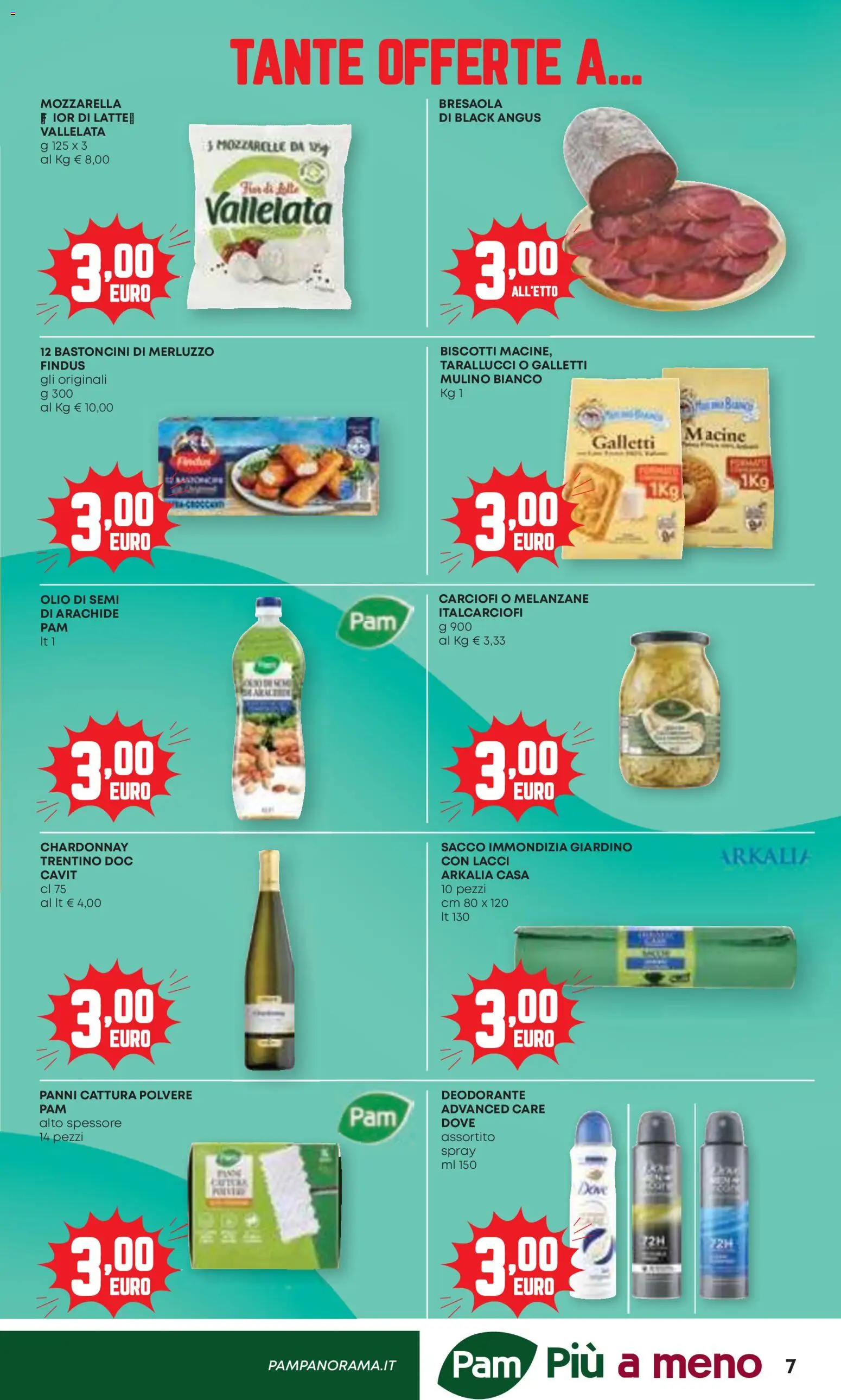 Volantino Panorama del 07.04.2026 | Pagina: 7 | Prodotti: Deodorante, Merluzzo, Carciofi, Melanzane