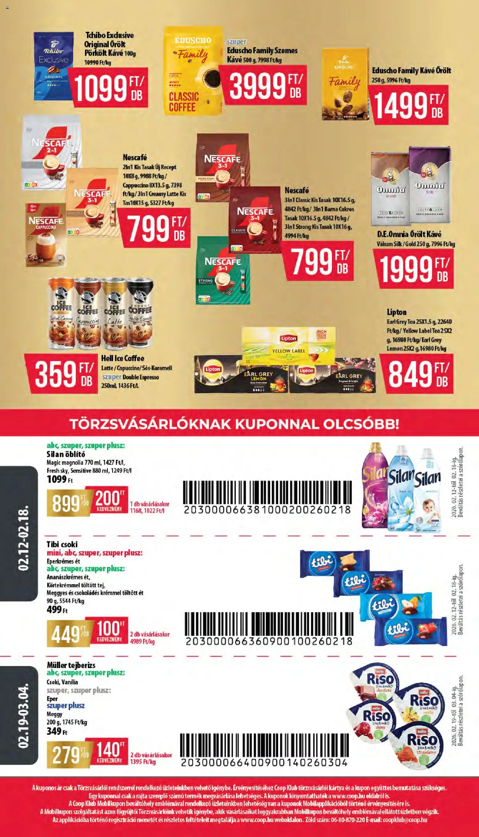 COOP akciós ujság - amely érvényes a következő dátumtól: 12.02.2026 | Oldal: 12