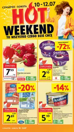 Intermarche Gazetka od 10.07.2025 | Strona: 2 | Produkty: Karta, Papryka, Gulasz angielski, Gulasz