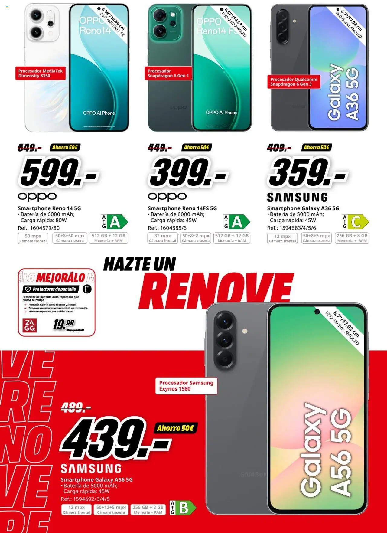 Media Markt folleto │ válido desde el 16.10.2025 | Página: 2 | Productos: Smartphone, Cámara, Batería