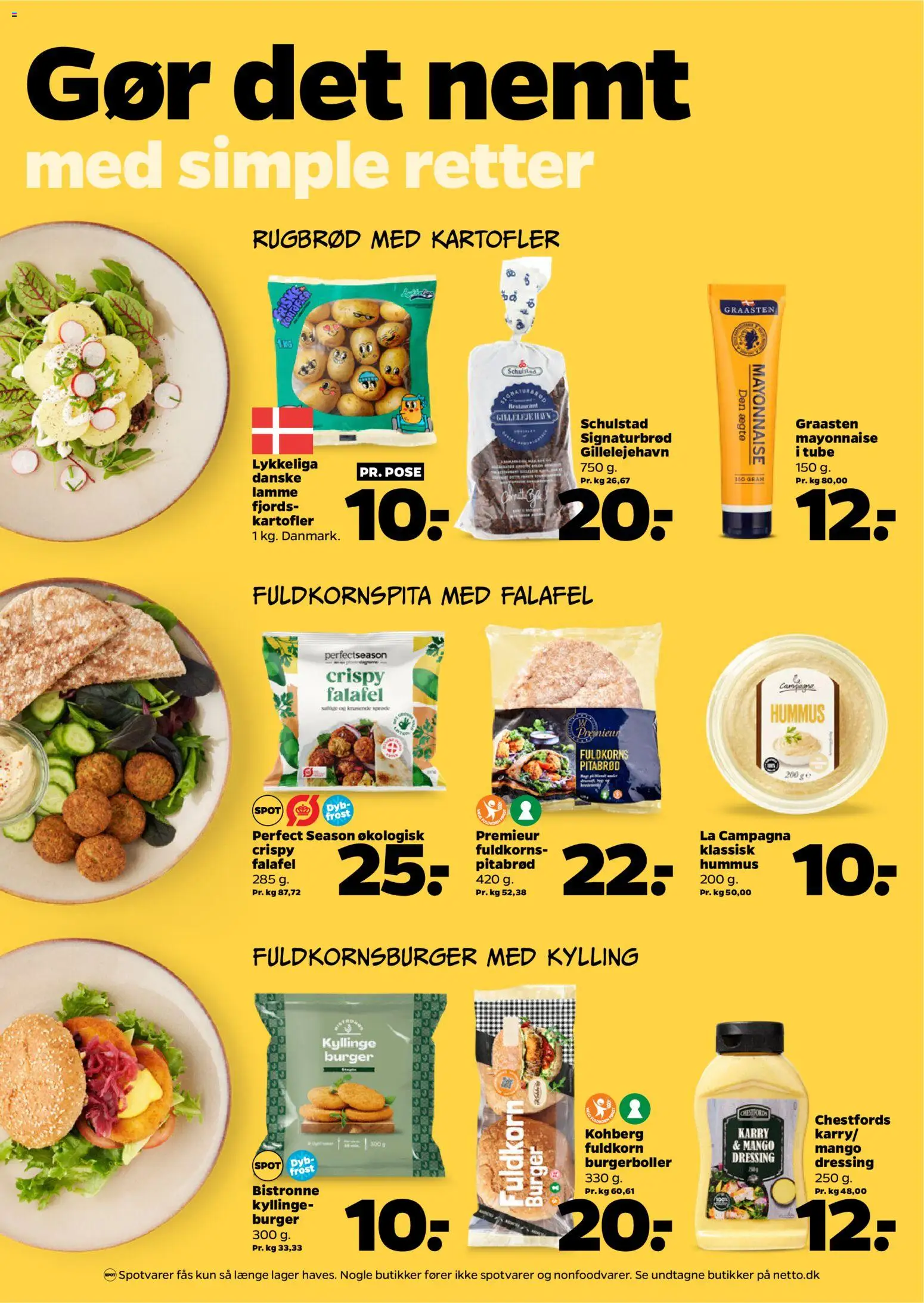 Netto tilbudsavis – gyldig fra 01.11.2025 | Side: 5 | Produkter: Pitabrød, Karry, Falafel, Rugbrød