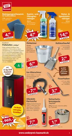 Sonderpreis Baumarkt Prospekt 	 - gültig ab dem 30.08.2025 | Seite: 7 | Produkte: Kamin