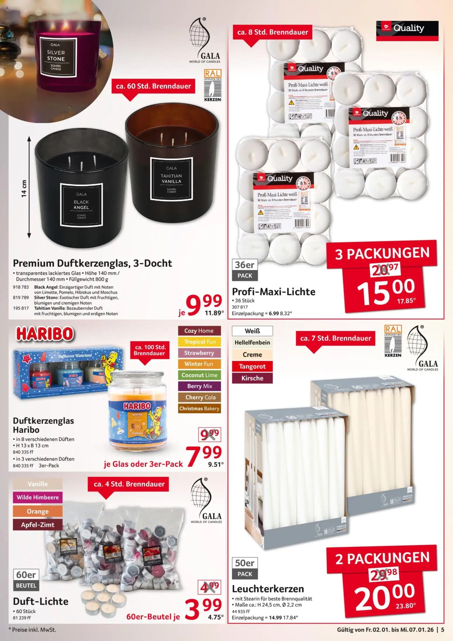 Selgros - Non Food – gültig ab 02.01.2025 | Seite: 5 | Produkte: Haribo, Duft, Creme, Himbeere