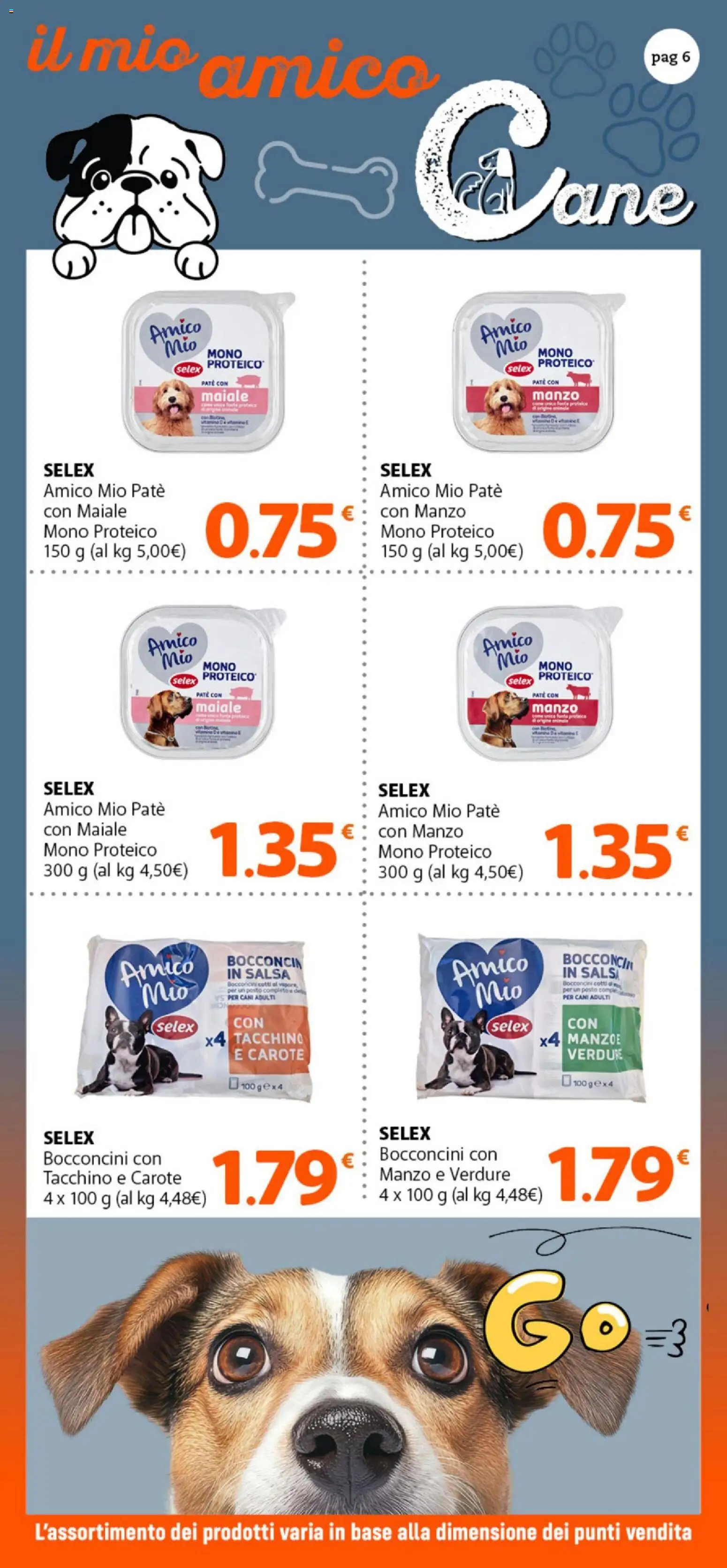 Volantino DOK del 24.10.2025 | Pagina: 6 | Prodotti: Paté, Manzo, Tacchino, Carote
