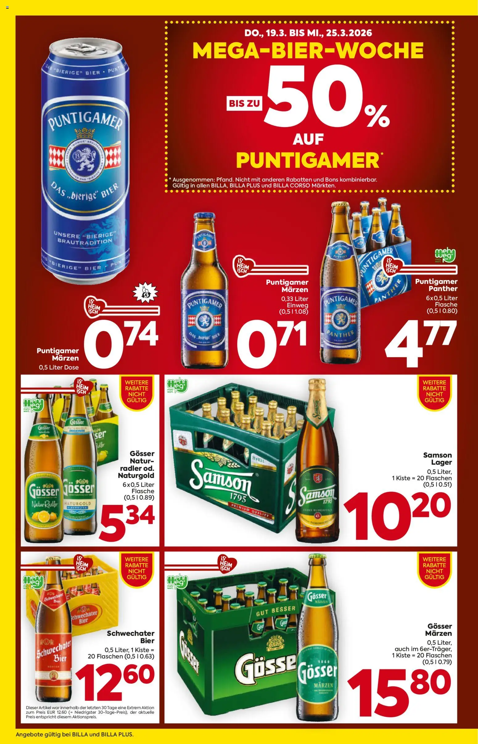 Billa Flugblatt - Steiermark gültig ab 19.03.2026 | Seite: 2 | Produkte: Bier