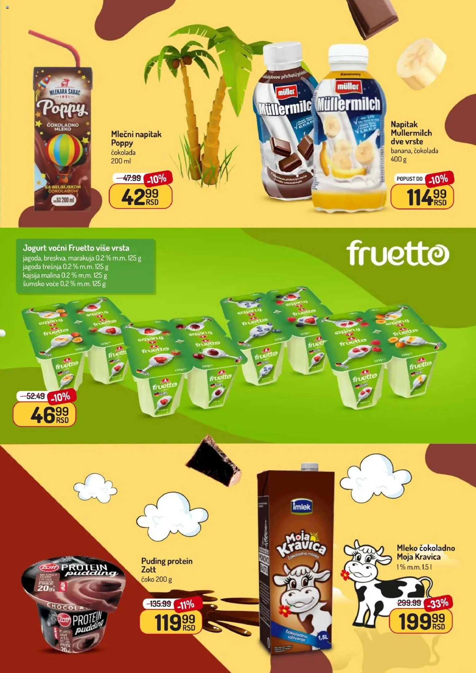 Aman katalog - važi od 10.11.2025 | Strana: 13 | Proizvode: Čokoladno mleko, Puding, Jogurt, Čokolada