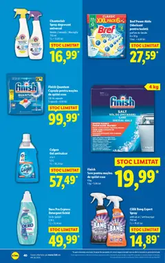 Ofertele Lidl valabile de la 08.12.2025 | Pagină: 40 | Produse: Pomelo, Toaletă, Detergent, Lămâie