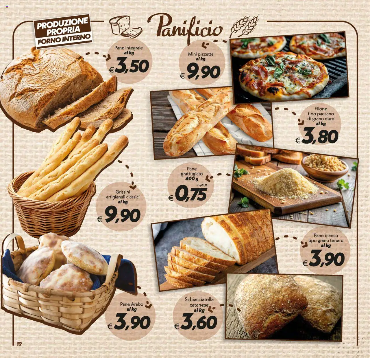 Volantino SuperConveniente del 17.10.2025 | Pagina: 12 | Prodotti: Pane, Grissini, Forno