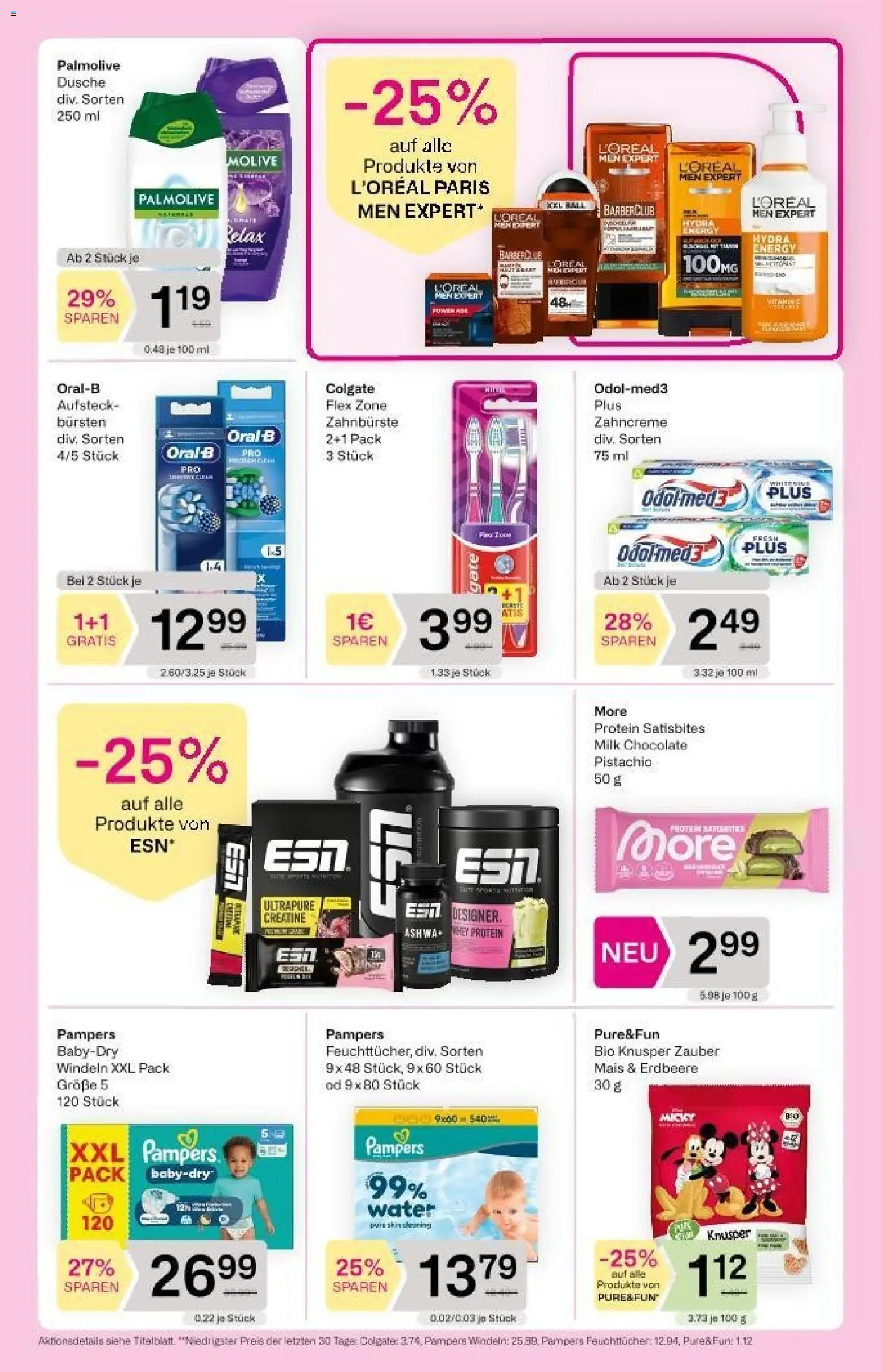 Bipa Flugblatt gültig ab 02.04.2026 | Seite: 5 | Produkte: Dusche, Pampers, Zahnbürste