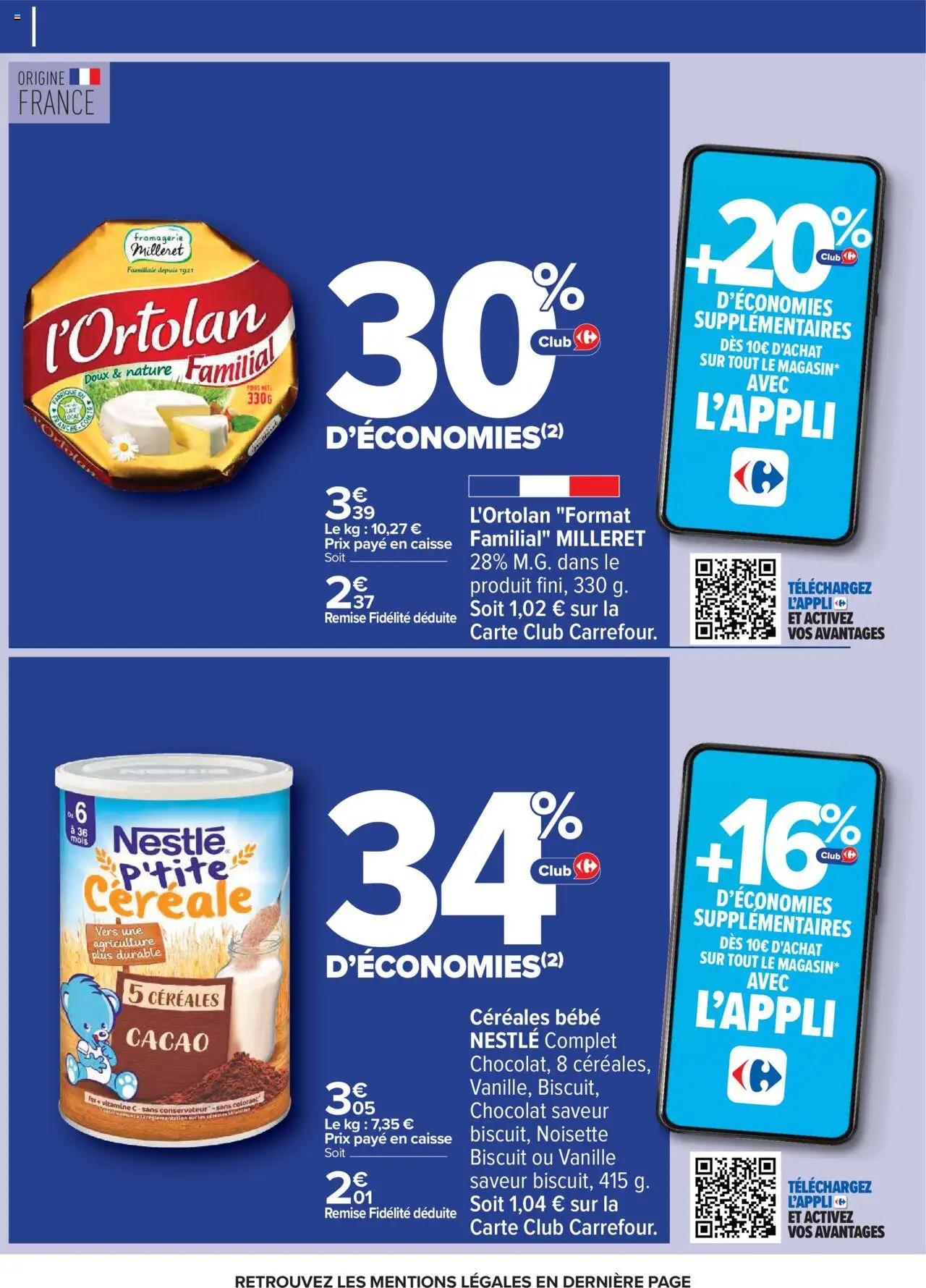 {H1} | Page: 3 | Produits: Noisette, Poids, Chocolat, Céréales
