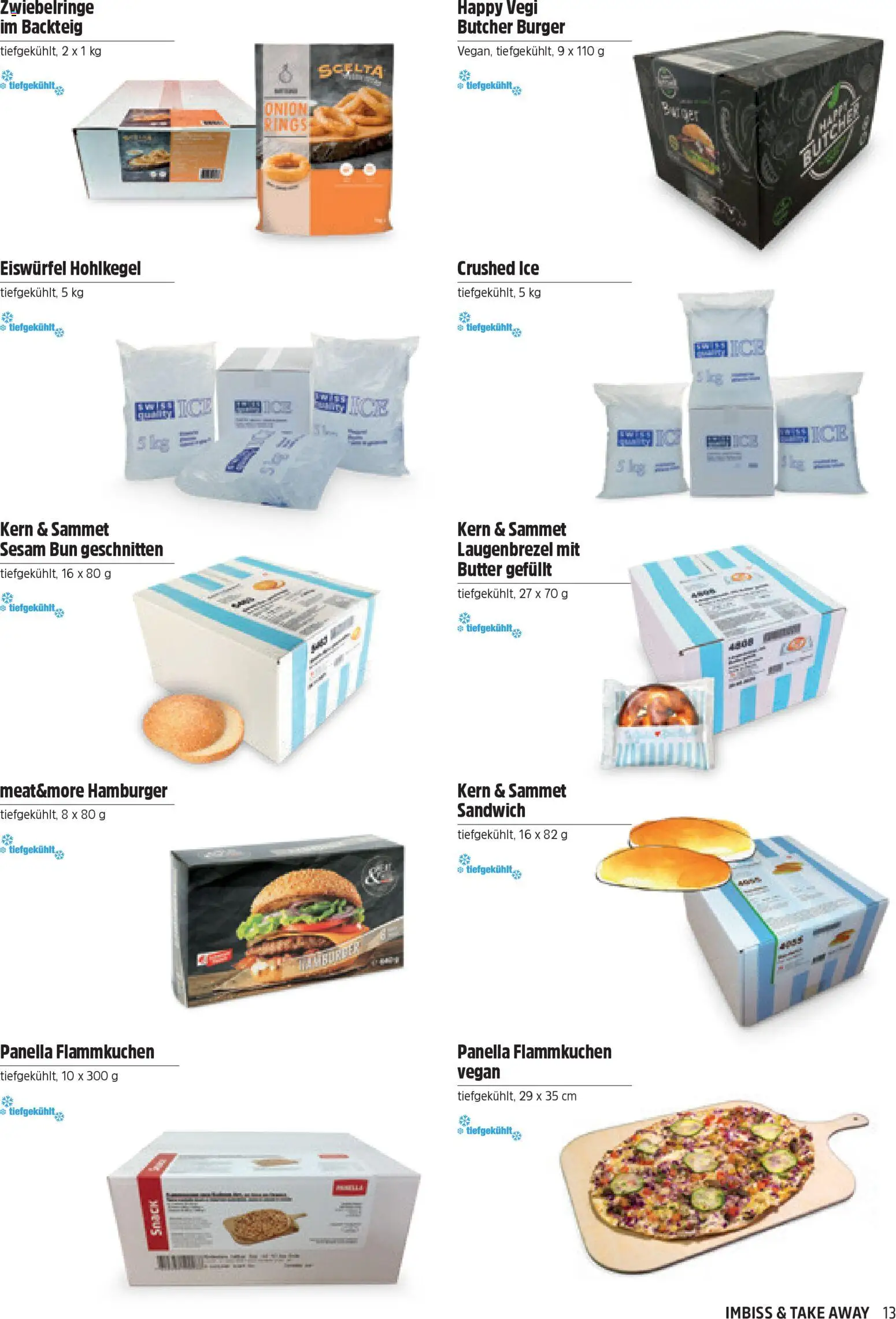 TopCC aktionen Imbiss & Take Away – gültig ab 31.03.2026 | Seite: 13 | Produkte: Burger, Butter