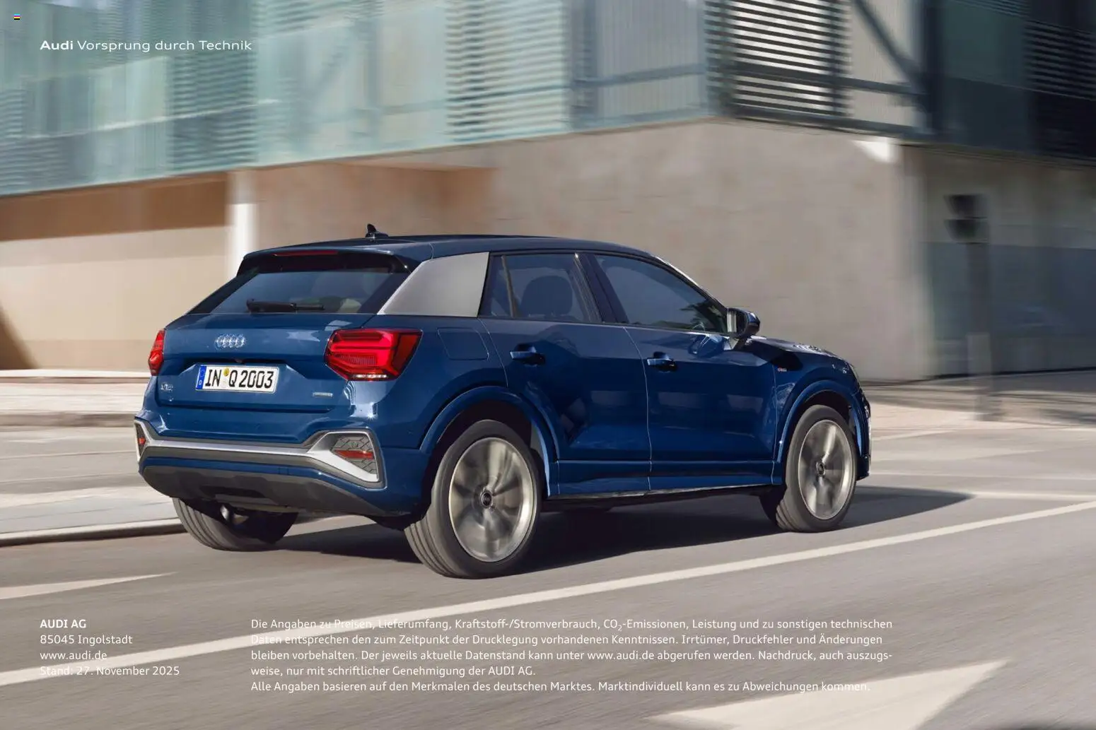 Audi Q2 / SQ2 – gültig ab 05.06.2025 | Seite: 111