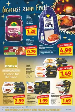 NP Discount Prospekt ab 15.12.2025 gültig | Seite: 6 | Produkte: Rotkohl, Knorr, Burrata, Ente