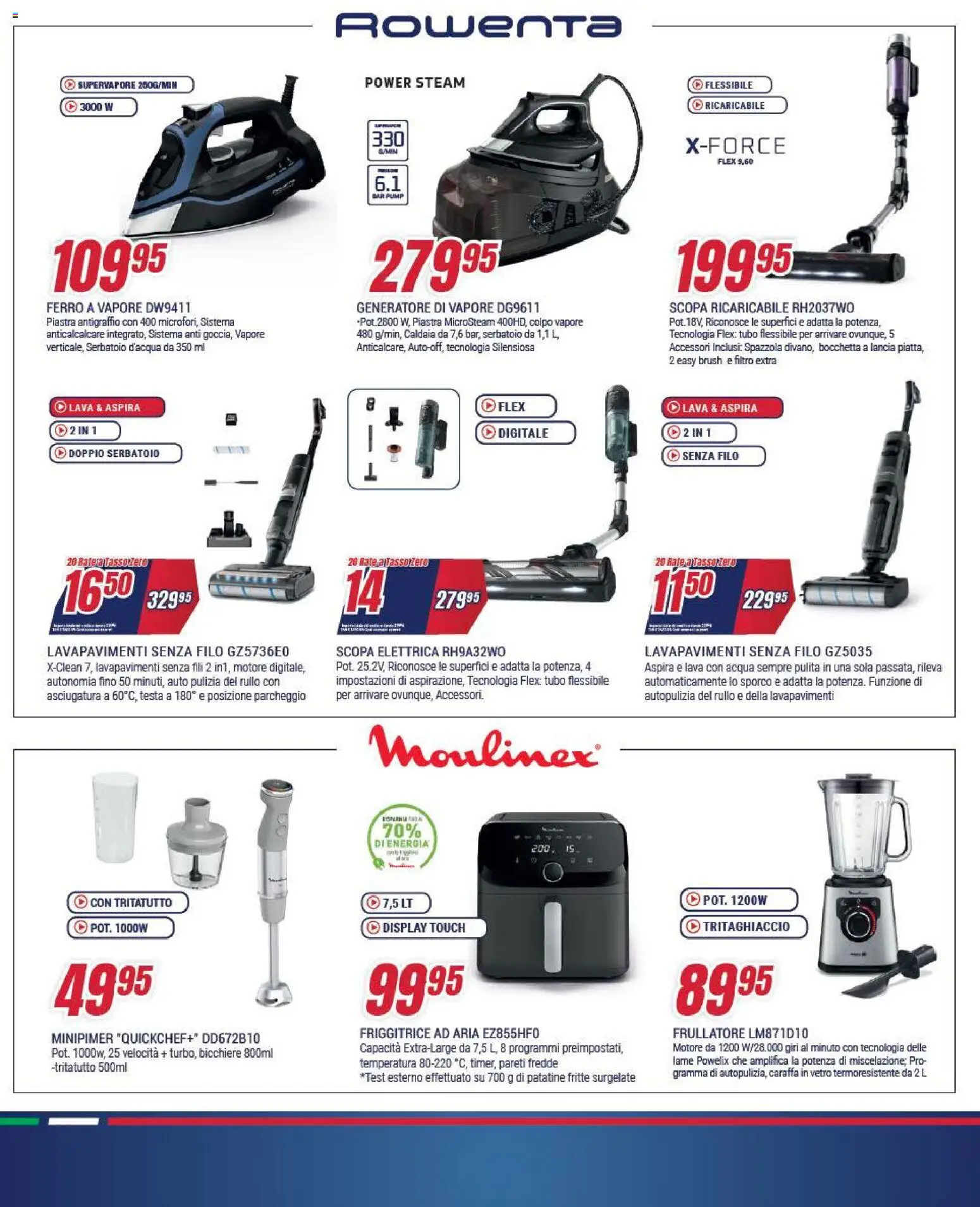 Volantino Trony del 09.04.2026 | Pagina: 17 | Prodotti: Spazzola, Caldaia, Acqua, Friggitrice