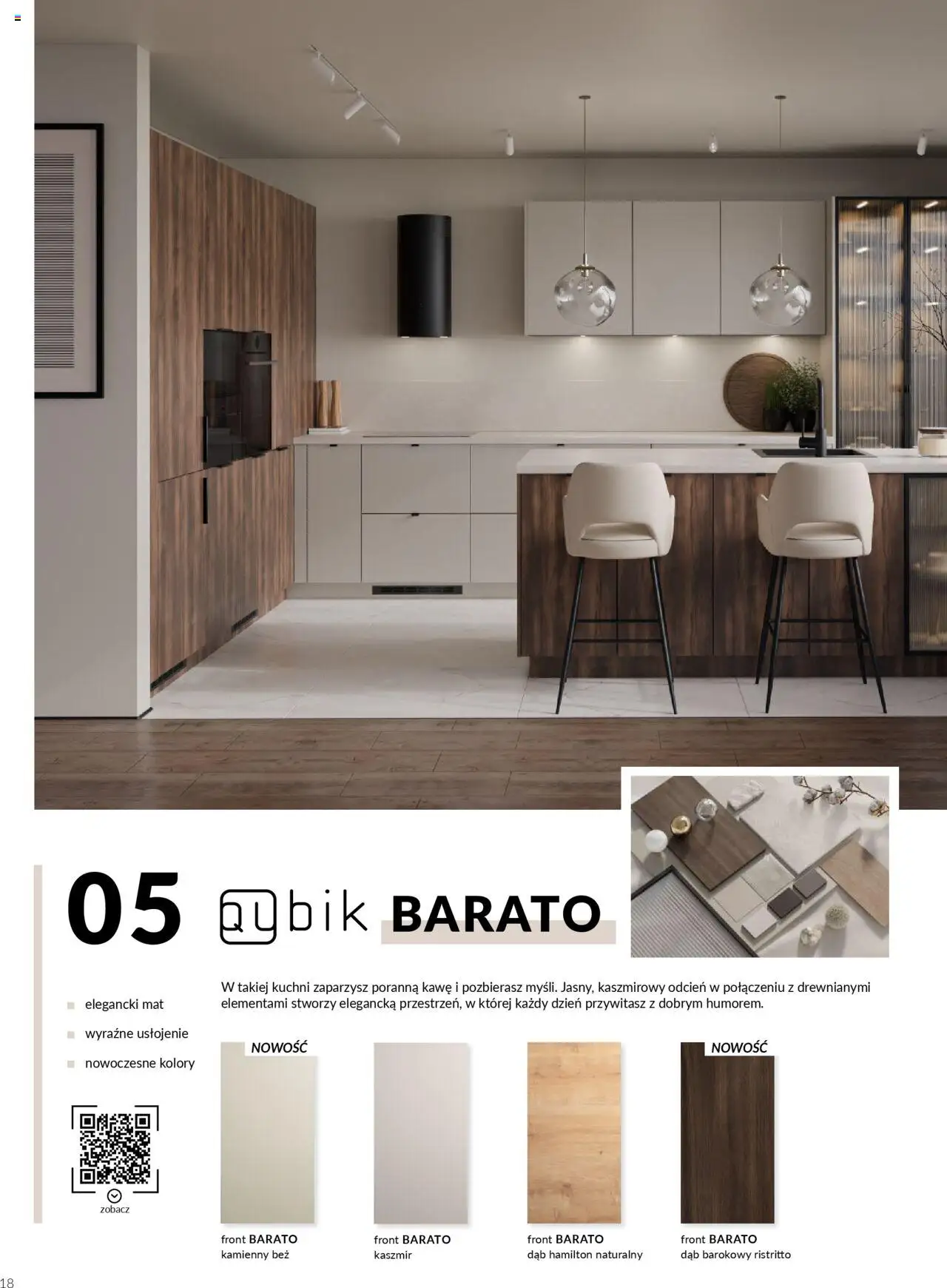 Salony Agata Gazetka - Kuchnie Qubik od 21.03.2025 | Strona: 18