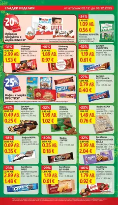 Преглед на Вафла МУРА, различни видове, 30 - 45 г - Офертите са валидни от 02.12.2025 | Страница: 22