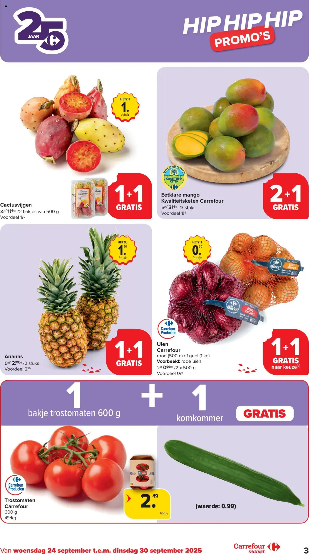  | Pagina: 3 | Producten: Ananas, Mango, Komkommer
