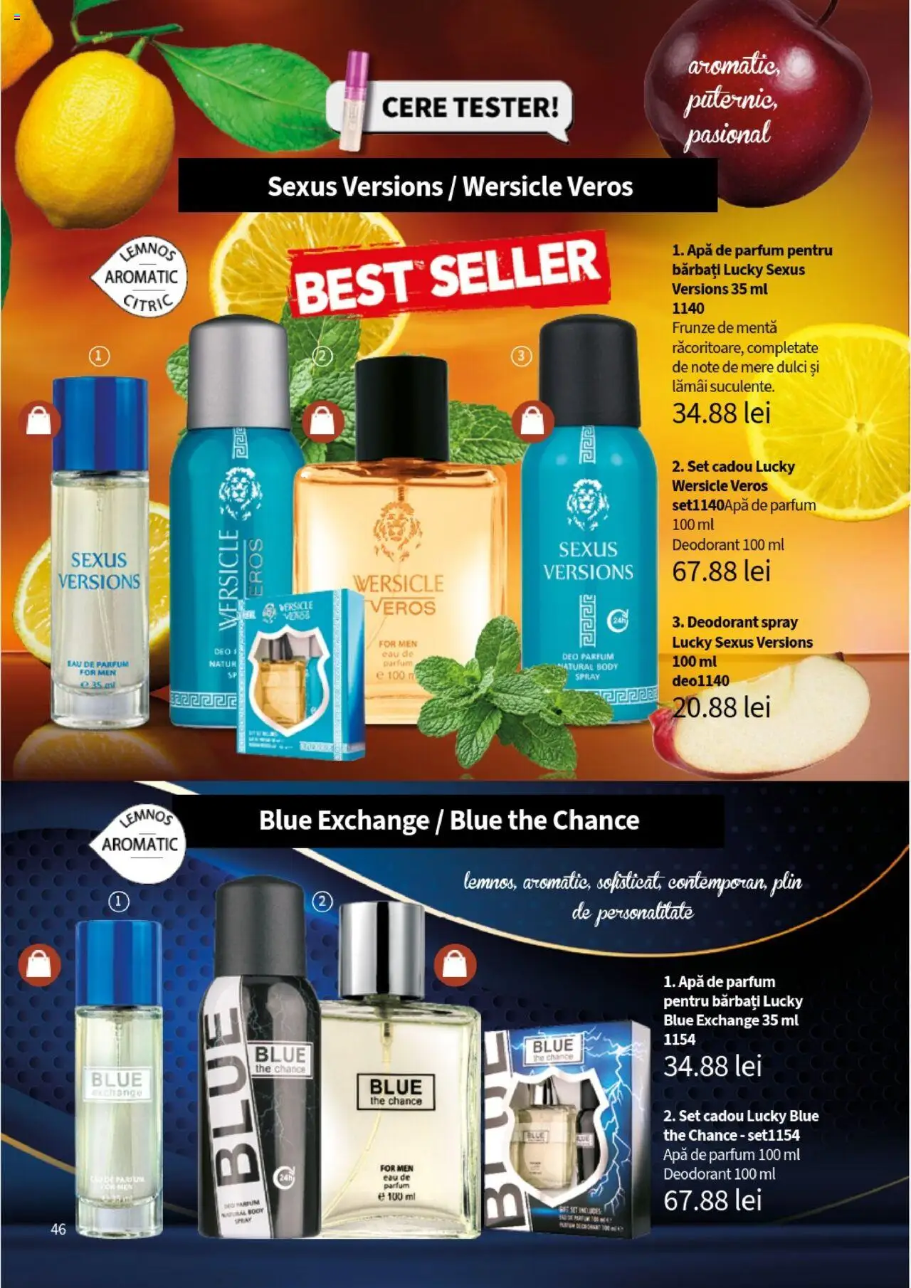 Catalog Lady’s – valabil de la 01.08.2025 | Pagină: 46 | Produse: Apă de parfum, Parfum, Mere, Apă