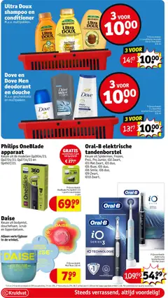 Kruidvat folder week 44 - Voorbeeld van een folder van Kruidvat, geldig van 28.10.2025 | Pagina: 7 | Producten: Elektrische tandenborstel, Was, Avocado, Olie