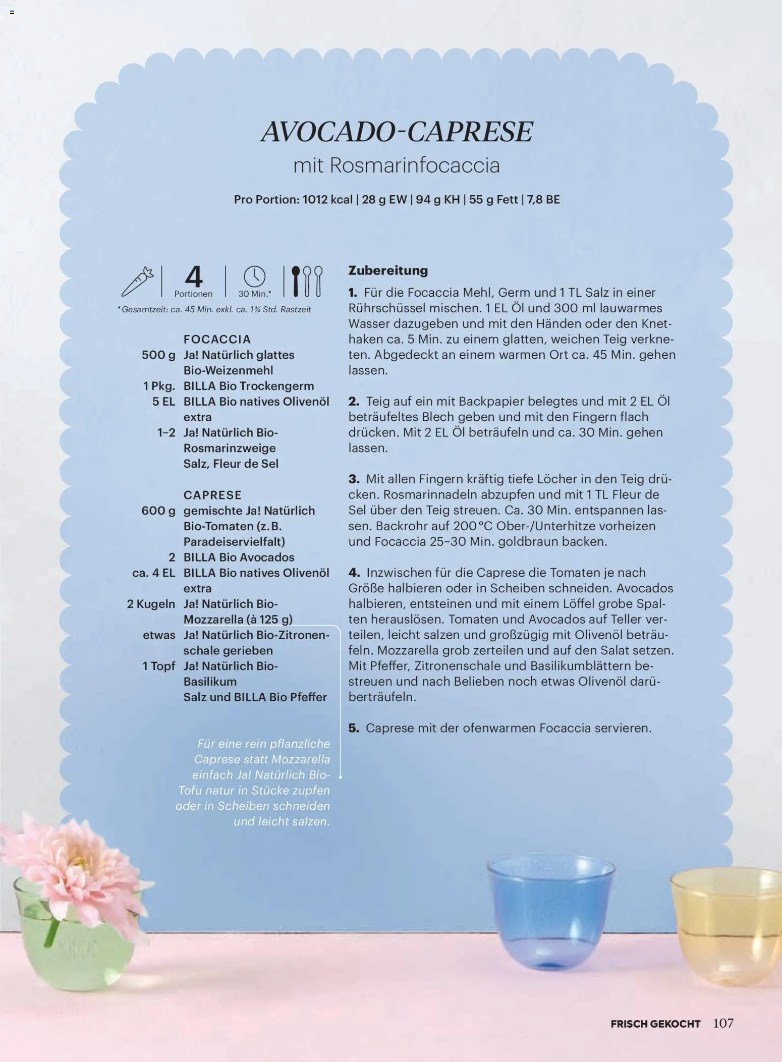 Billa Frisch Gekocht gültig ab 01.05.2026 | Seite: 107 | Produkte: Salat, Salz, Pfeffer, Öl