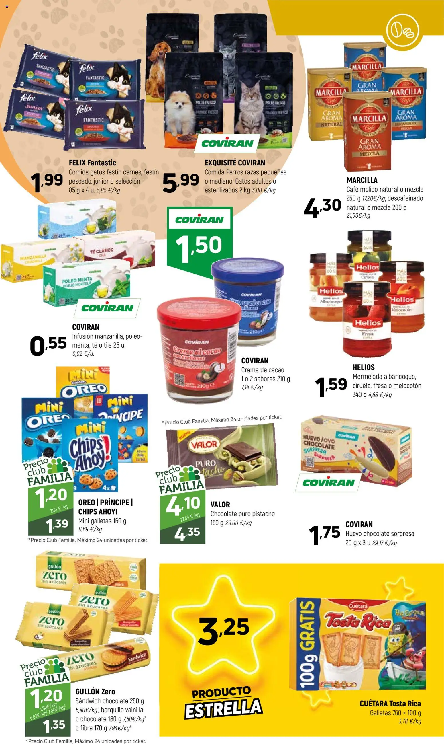 Coviran ofertas │ válido desde el 10.03.2026 | Página: 10 | Productos: Crema de cacao, Crema, Té, Φρυγανιές σικάλεως