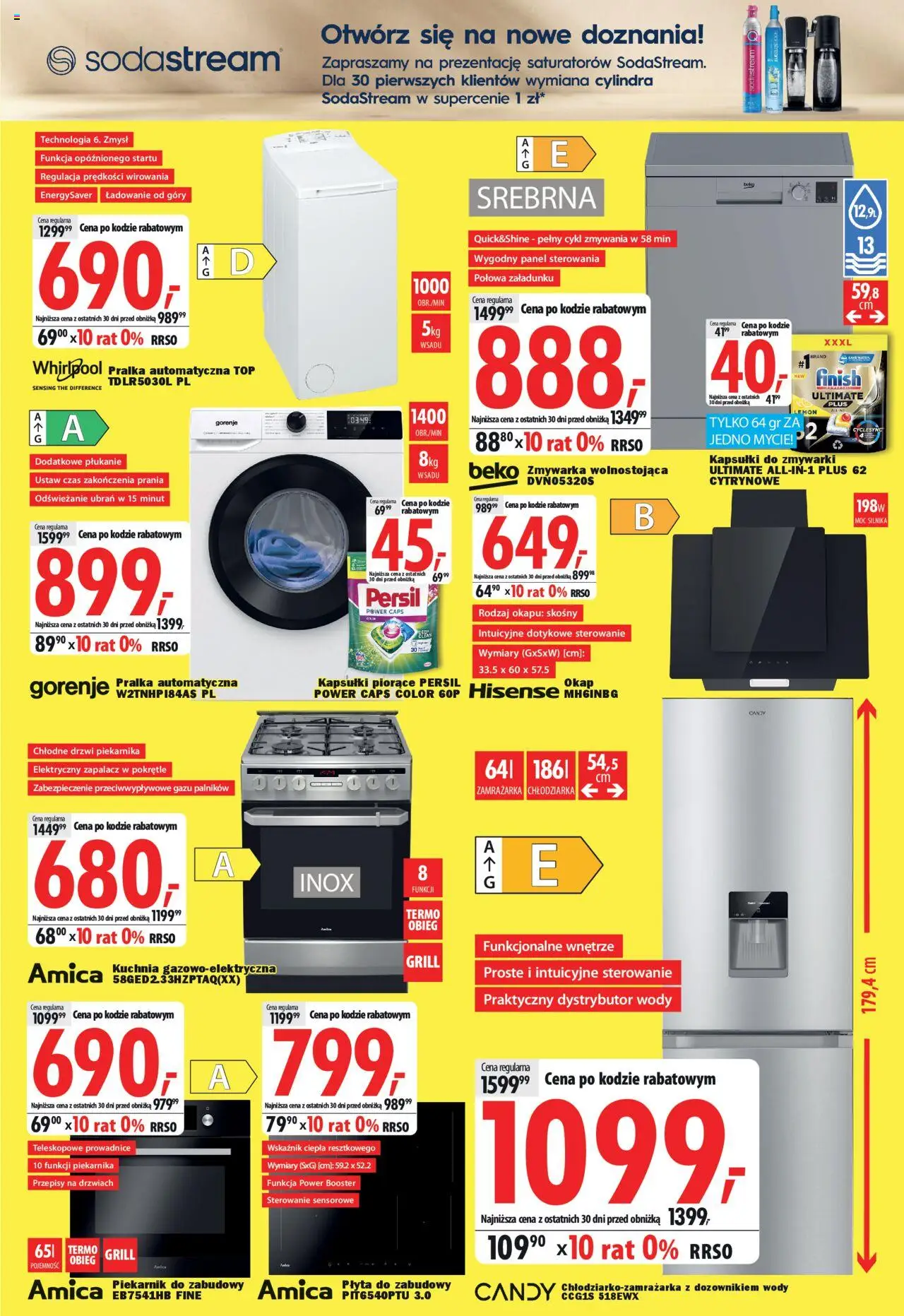 Mediaexpert Gazetka - Otwarcie po remoncie Świdnik od 09.10.2025 | Strona: 7 | Produkty: Zamrażarka, Pralka, Zmywarka, Grill