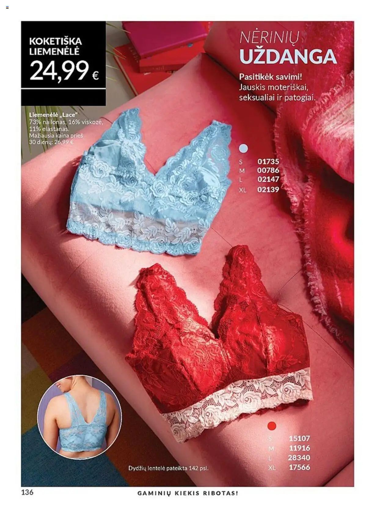 AVON leidinys│galioja nuo 01.07.2025 | Puslapis: 136 | Prekių: Liemenėlė