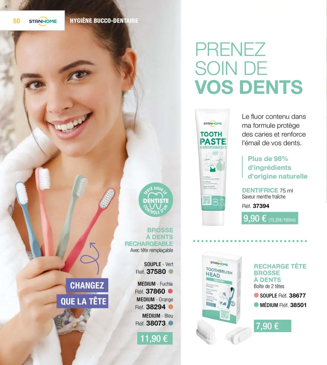  | Page: 50 | Produits: Menthe, Orange, Brosse, Dentifrice