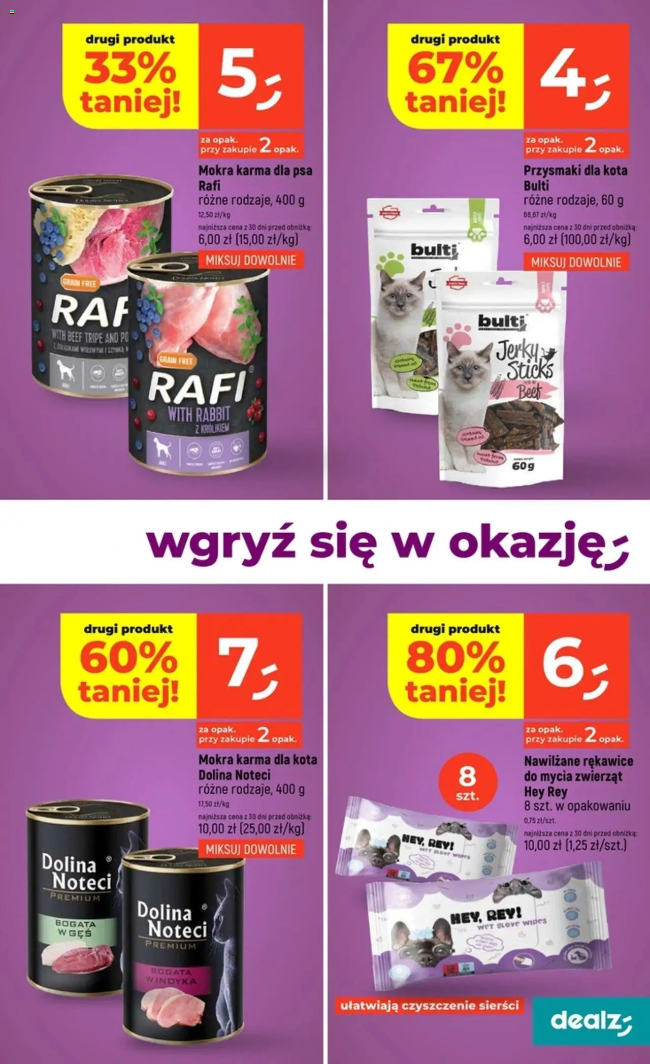 Dealz Gazetka od 16.10.2025 | Strona: 29 | Produkty: Przysmaki dla kota, Gęś, Karma dla kota, Karma dla psa