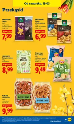 Pogląd oferty "Lidl gazetka" - ważna od 19.03.2026 | Strona: 47