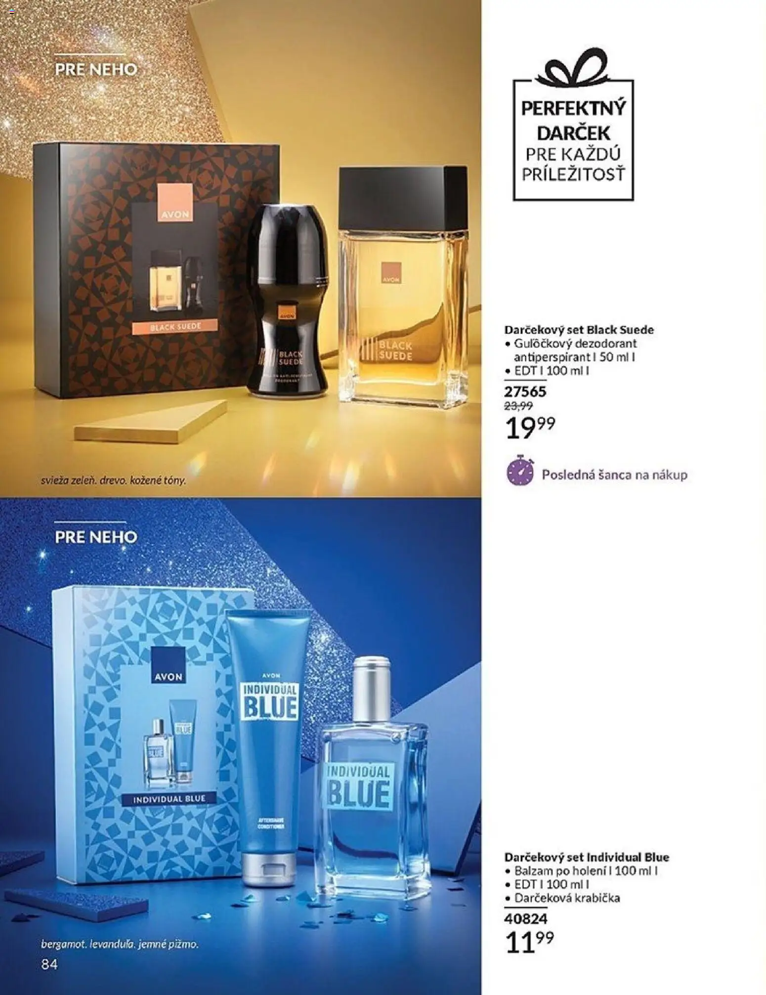 Nové Avon akcie – leták je platný od 01.01.2026 | Strana: 84 | Produkty: Dezodorant, Antiperspirant