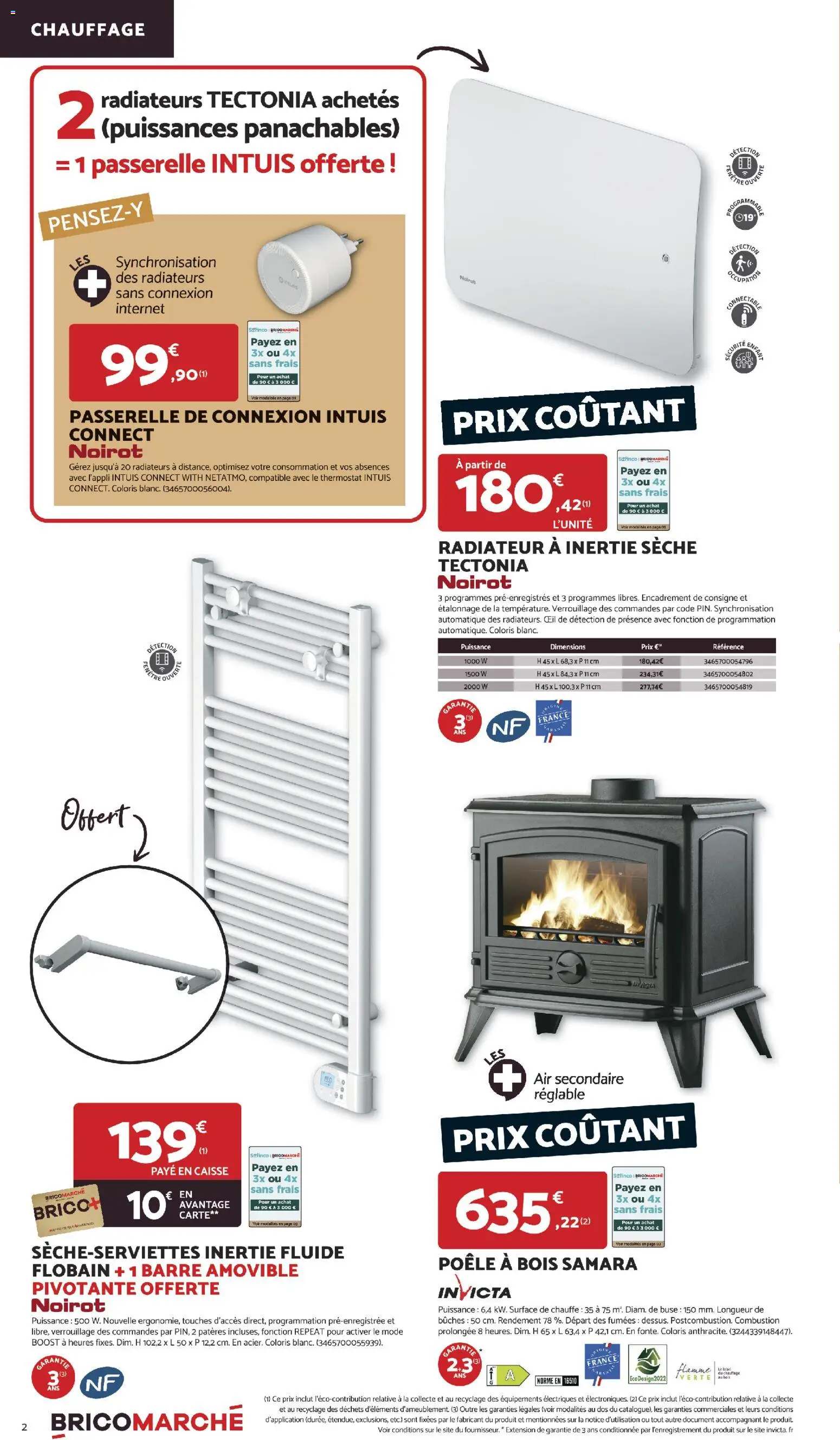 {H1} | Page: 2 | Produits: Poêle, Radiateur, Poêle à bois