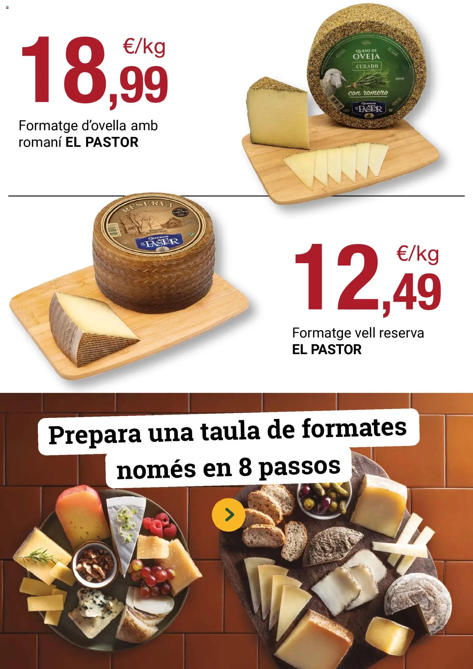 Bonpreu folleto │ válido desde el 03.03.2026 | Página: 58 | Productos: Queso de oveja, Queso
