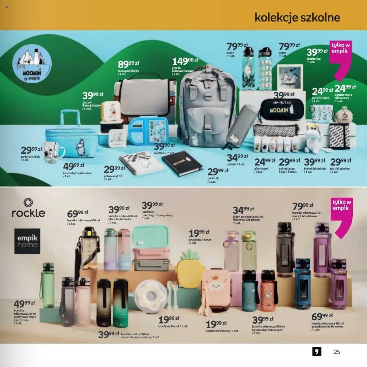 Empik promocje - Witaj w klubie wzorowo przygotowanych od 13.08.2025 | Strona: 25 | Produkty: Plecak, Portfel, Donut, Ananas