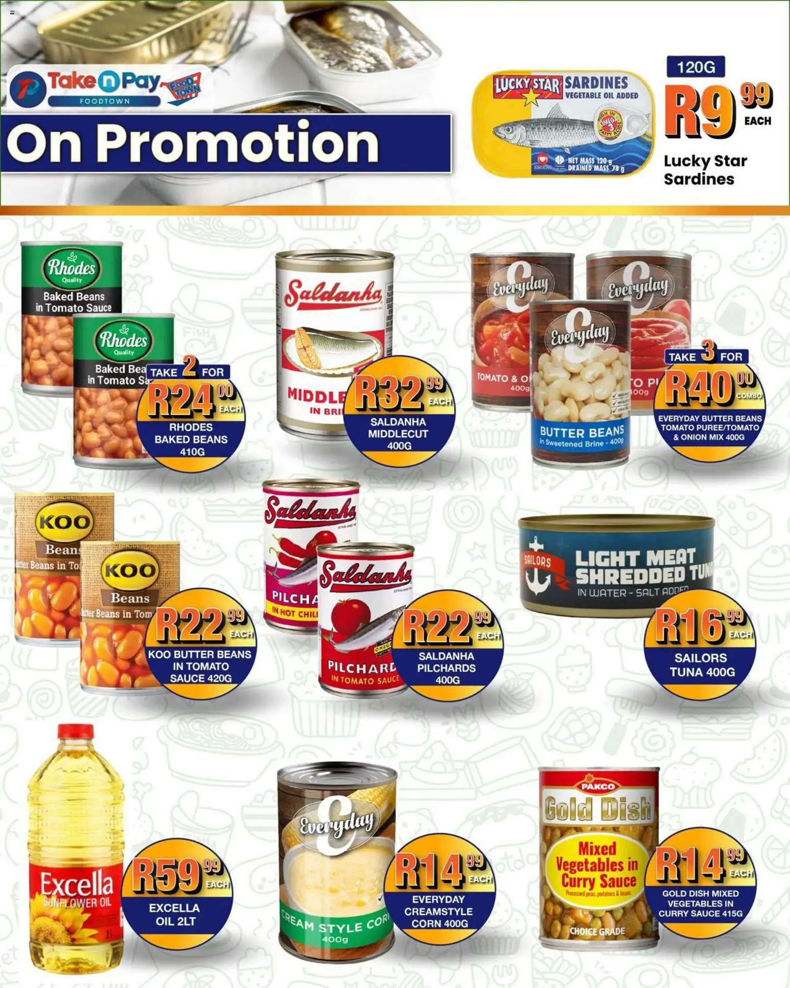 New Take n Pay catalogue – valid from 12.01.2026 | Page: 5 | Products: Light, Oil, Water, Vegetables