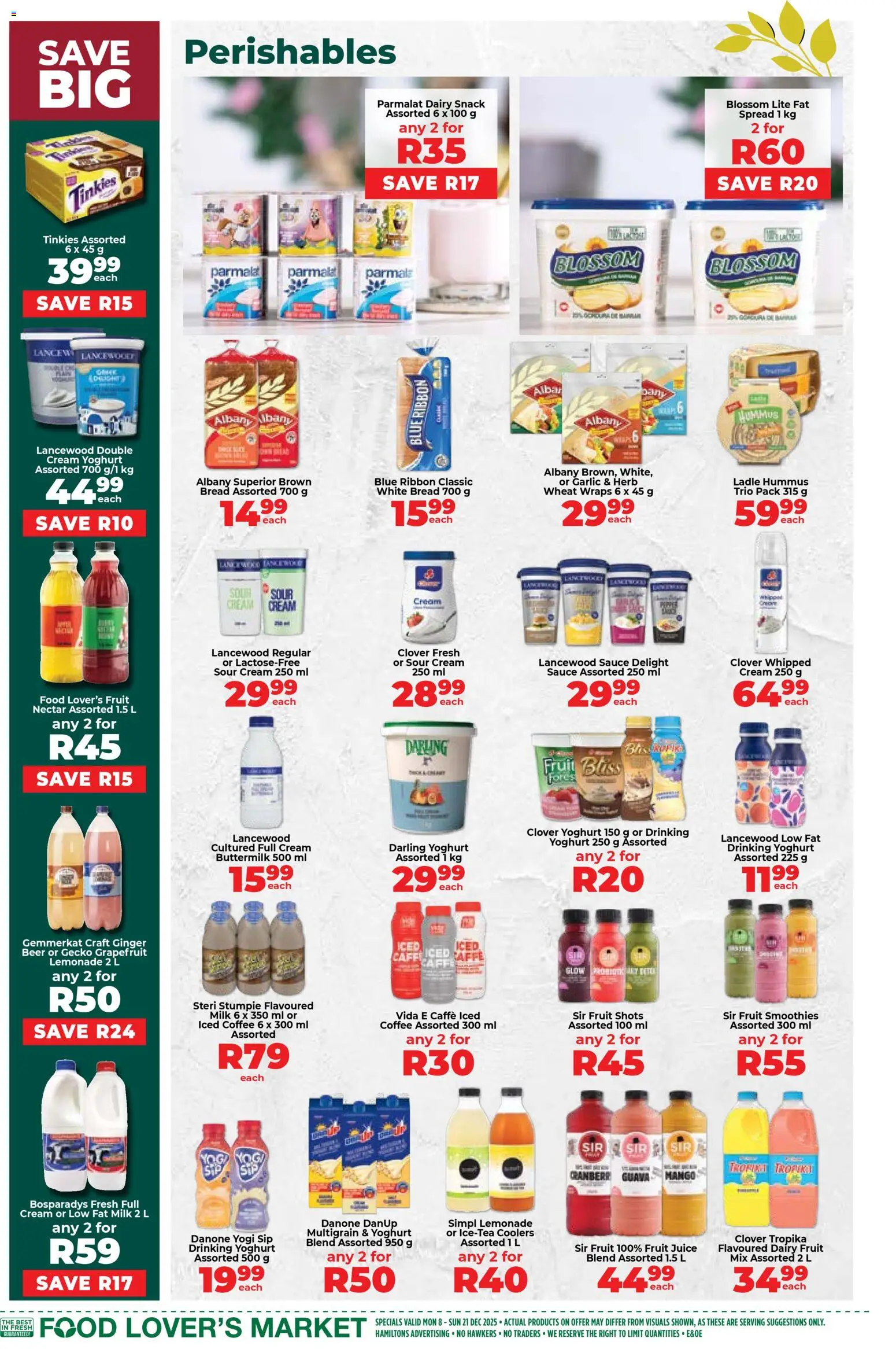 New Food Lover's Market catalogue – valid from 08.12.2025 | Page: 10 | Products: Bread, Coffee, Garlic, Peach