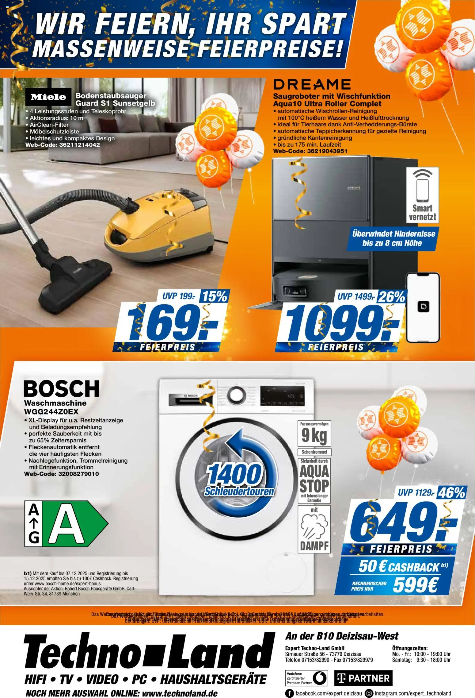 Expert  Aktuelle Beilage – gültig ab 24.10.2025 | Seite: 24 | Produkte: Miele, Bosch, Wasser, Uhr